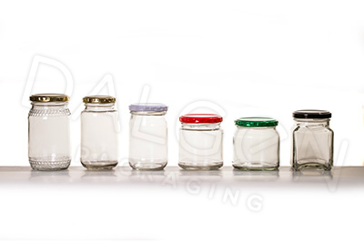 SMALL-MEDIUM GLASS JARS 