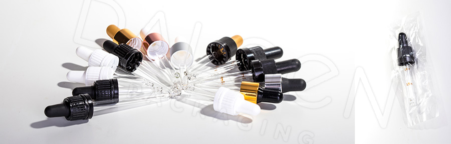 GLASS PIPETTES DROPPERS TINCTURES