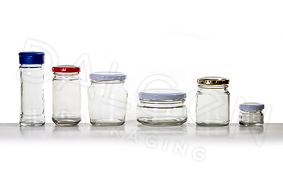 SMALL GLASS JARS 