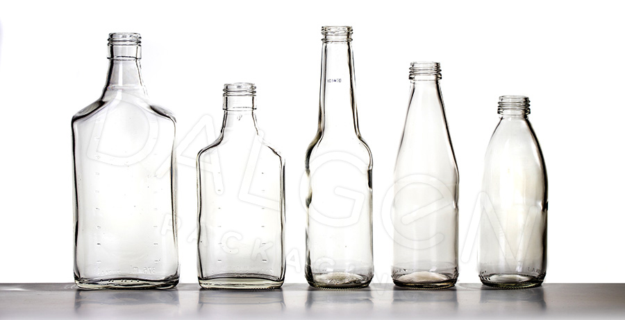 GLASS SPIRIT BOTTLES