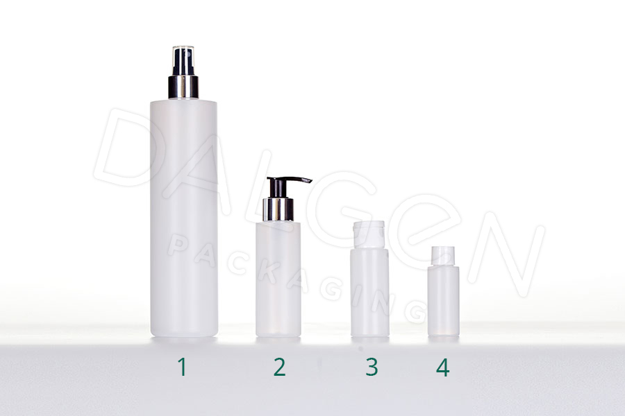 FLAT NECK BOTTLES & CLOSURES