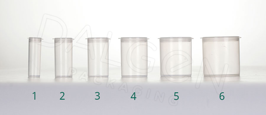 FLIP TOP VIALS CLEAR